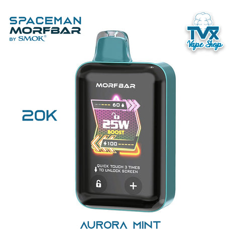 SMOK® SpaceMan MORFBAR 20K - Aurora Mint (POD Desechable)