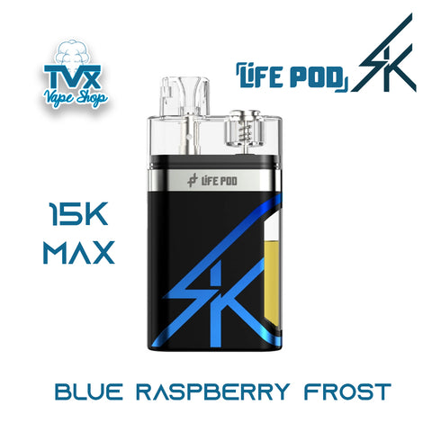 Life Pod® SK 15K - Blue Raspberry Frost (POD Desechable)