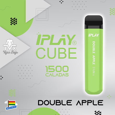 iPlay® CUBE 1,5K - Double Apple (POD Desechable)