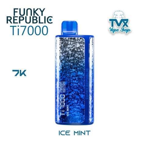 Funky Republic Ti7000 7K - Ice Mint (POD Desechable)