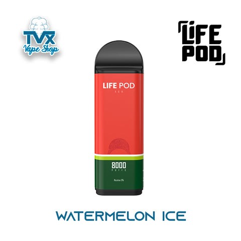 Life Pod® Eco Pro 8K - Watermelon Ice (Cartucho Desechable)