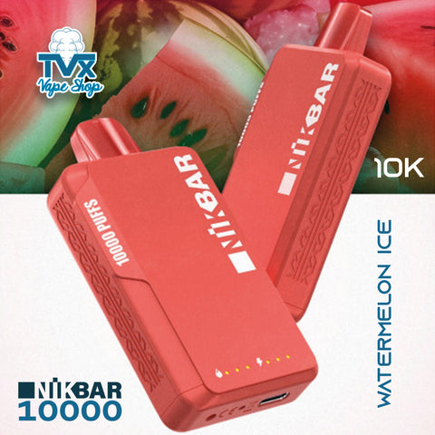 NIKBAR® 10K - Watermelon Ice (POD Desechable)