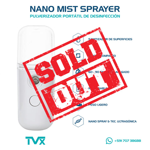 Nano Mist Sprayer - Vaporizador Portátil de Desinfección